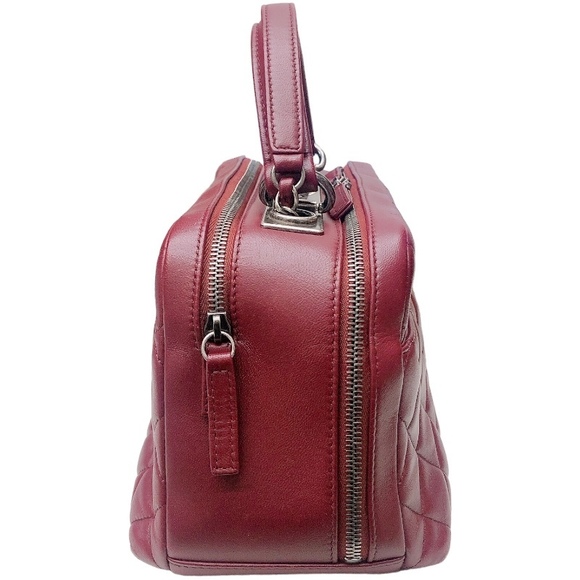 LOUIS VUITTON Trendy CC 2WAY Bag Bordeau Calf Handbag - Picture 3 of 9